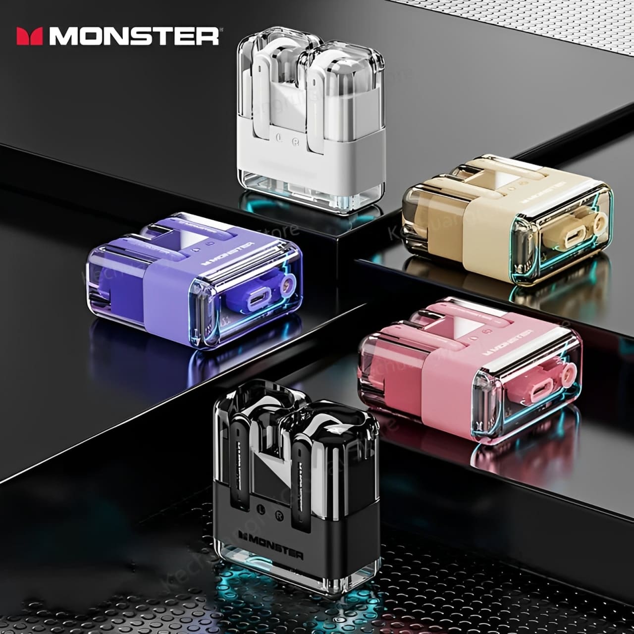 Fone de Ouvido Bluetooth Monster XKT12 Cancelamento de Ruído