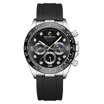 BINBONG Relógio Masculino de Pulso Quartzo Luxo Casual