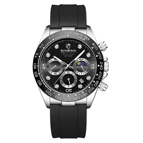 BINBONG Relógio Masculino de Pulso Quartzo Luxo Casual