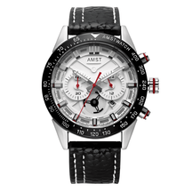 Relógio Masculino AMST Luxo Quartzo Pulseira de Couro