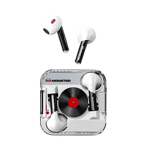 Fone de Ouvido Monster XKT01 Bluetooth 5.2 Gamer Transparente