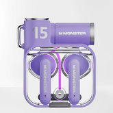 Fone de Ouvido Bluetooth Gamer Monster XKT15 TWS  Cancelamento de Ruído, Baixa Latência e RGB Flip