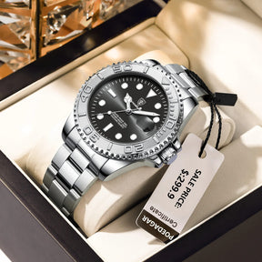 Relógio Masculino POEDAGAR 680S Quartz Luxo com Calendário e Resistência à Água